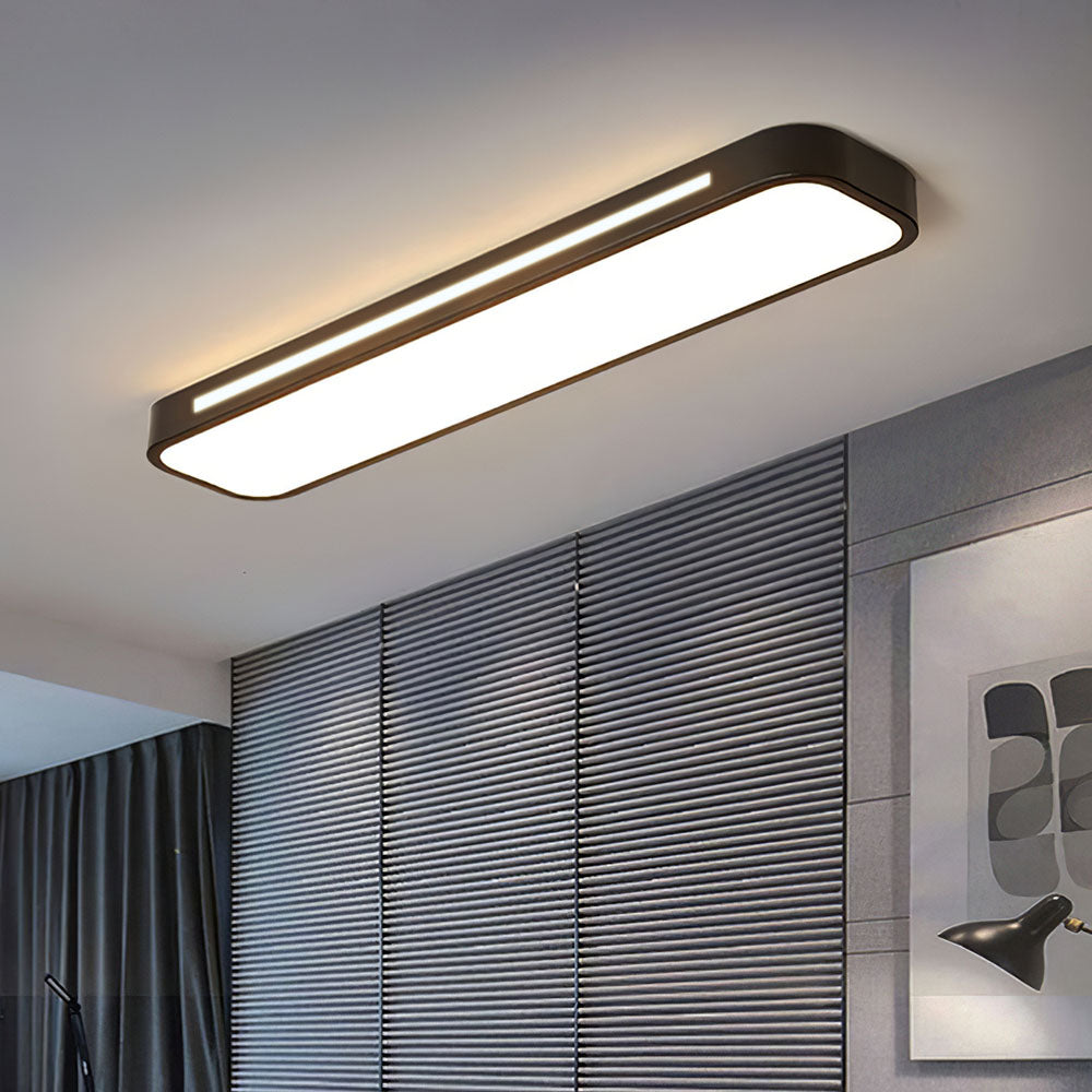 Plafonnier LED Long Minimaliste Nordique Salon/Chambre