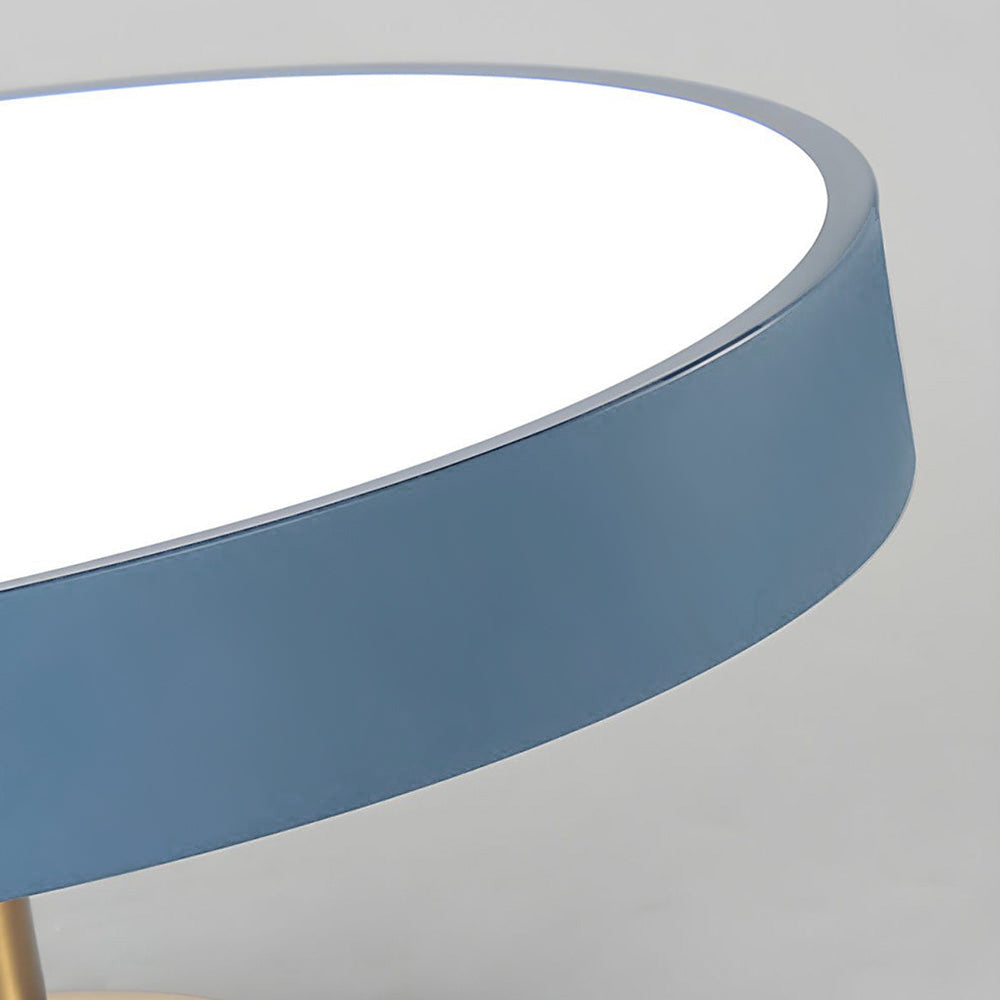 Plafonnier LED Circulaire Moderne | Design Simple et Élégant Semi-Suspendu