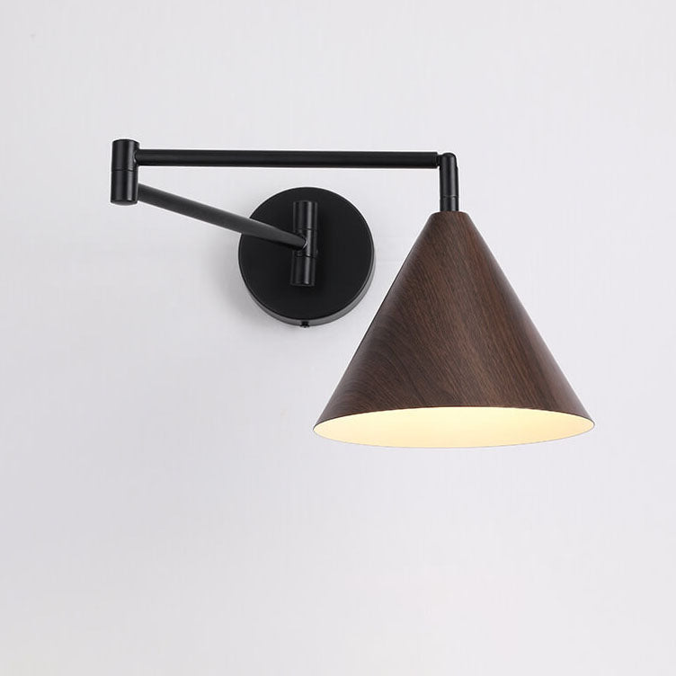 Applique Murale Scandinave Bois & Fer – Bras Articulé
