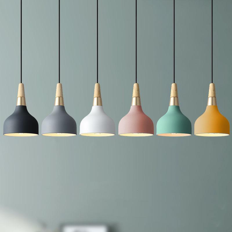 Suspension Macaron Moderne, 1 Lumière, Style Scandinave