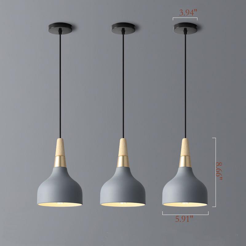 Suspension Macaron Moderne, 1 Lumière, Style Scandinave