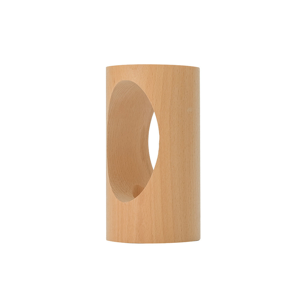 Lampe LED Rectangle Bois USB – Design Japonais Naturel