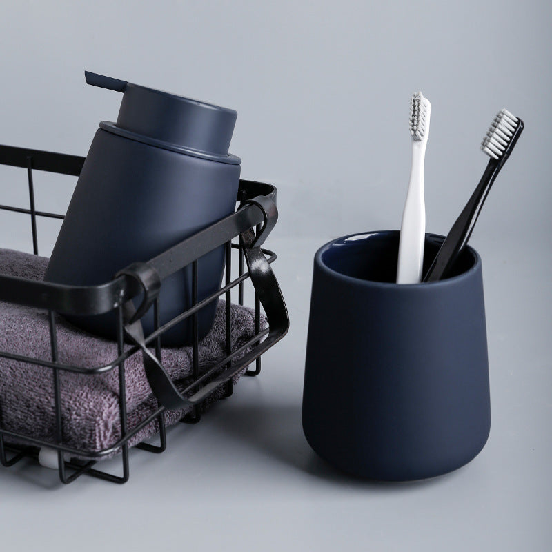 Distributeur de Savon Moderne en Céramique de Style Scandinave