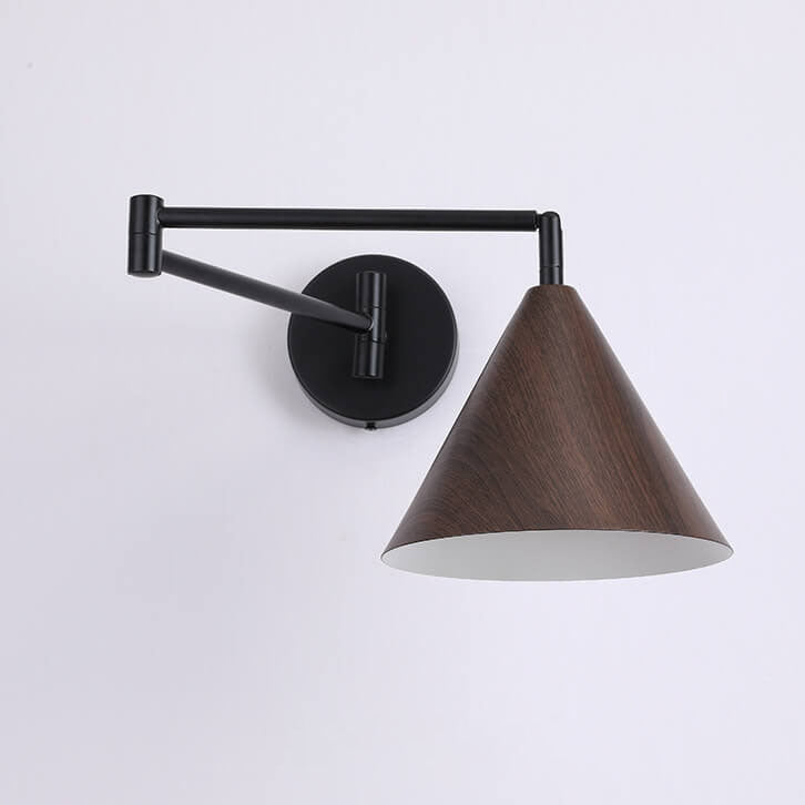 Applique Murale Scandinave Bois & Fer – Bras Articulé