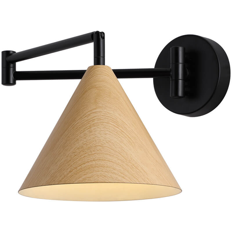 Applique Murale Scandinave Bois & Fer – Bras Articulé