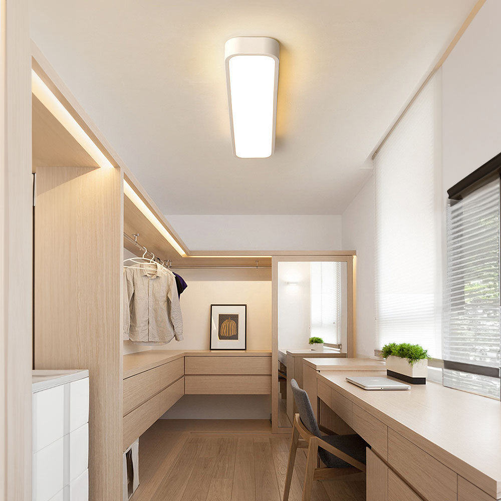 Plafonnier LED Long Minimaliste Nordique Salon/Chambre