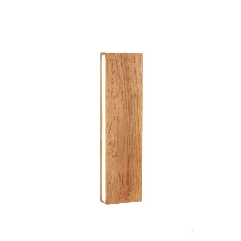 Applique LED Bois Pivotante Design Japonais Moderne