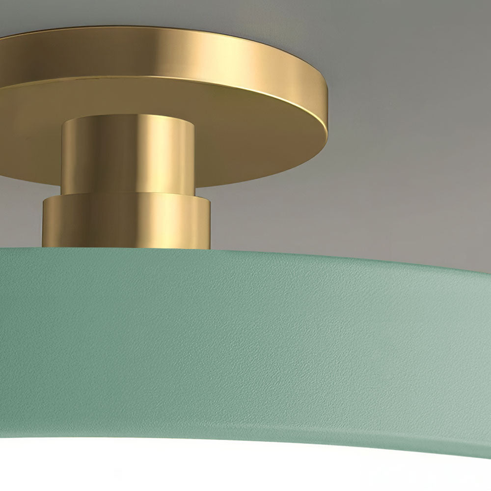 Plafonnier LED Circulaire Moderne | Design Simple et Élégant Semi-Suspendu
