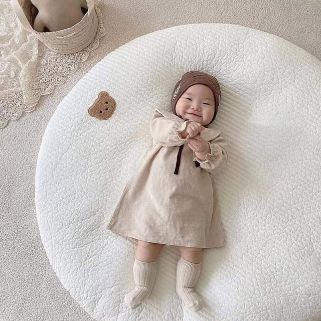 Tapis d’Éveil Bébé avec Motif Ours – Confort et Sécurité pour les Premiers Mouvements