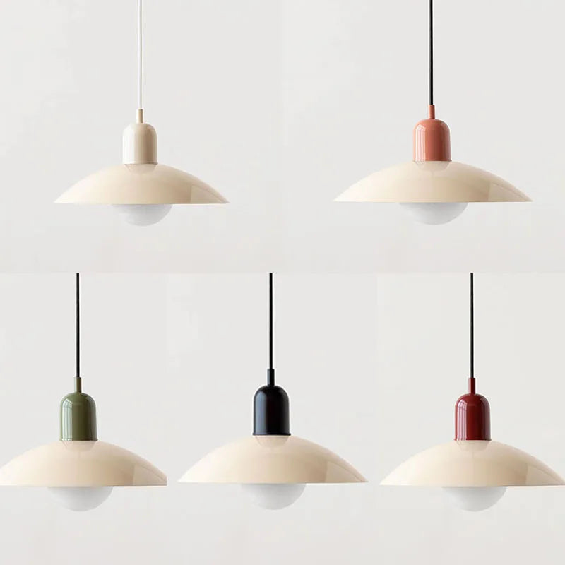 Macaron | Suspension Bauhaus en Verre Coloré – Éclairage Élégant et Moderne
