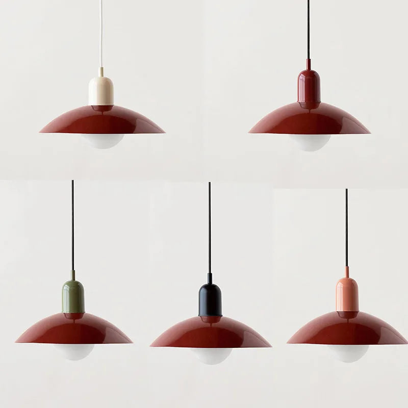 Macaron | Suspension Bauhaus en Verre Coloré – Éclairage Élégant et Moderne