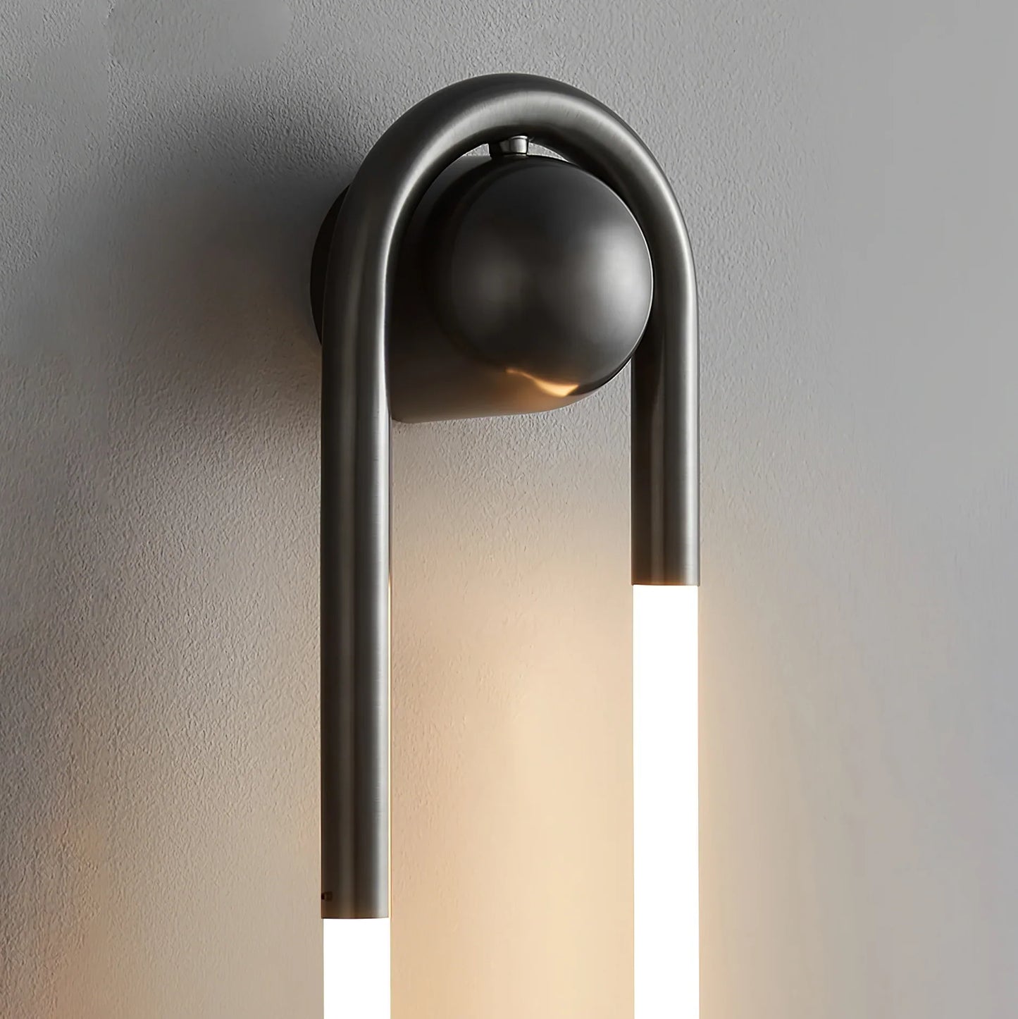 Applique Murale Boucle LED – Laiton ou Noir Moderne