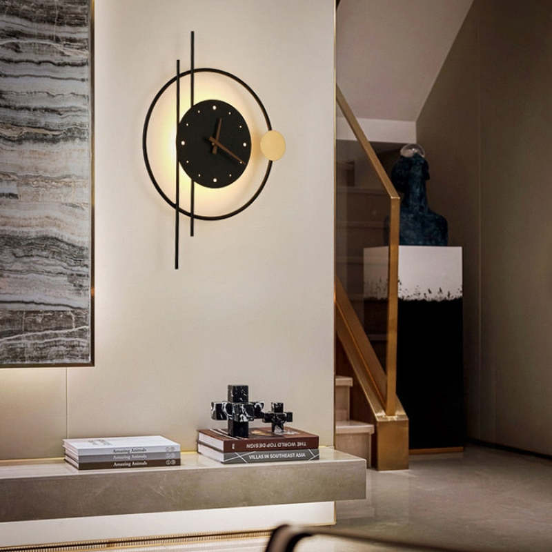 LumiClock – Horloge Murale LED Design pour une Décoration Moderne et Éclairage Ambiant