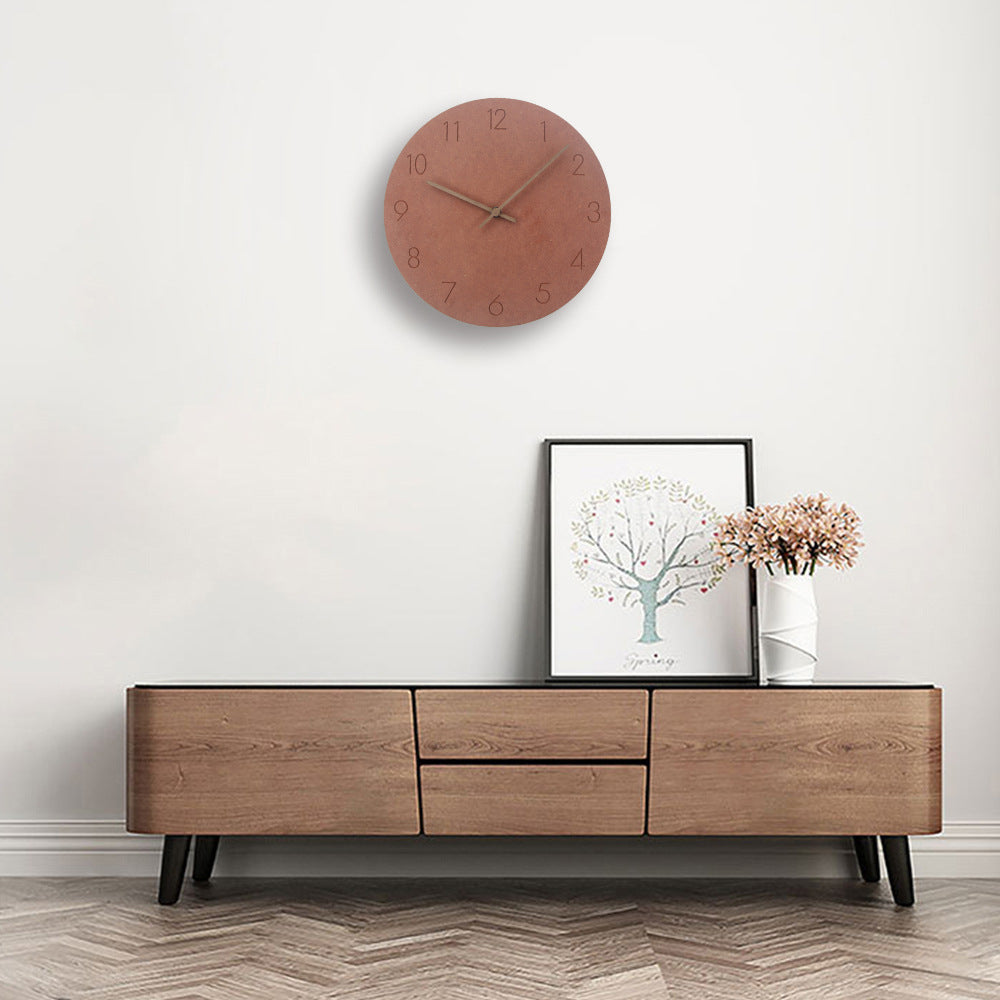 Horloge Murale Silencieuse Scandinave Minimaliste – 29 cm