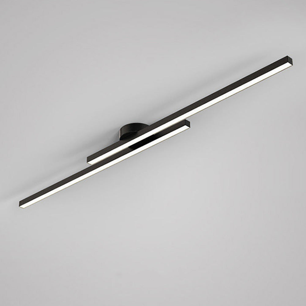 Plafonnier LED Moderne Aluminium Barre Semi-Encastré