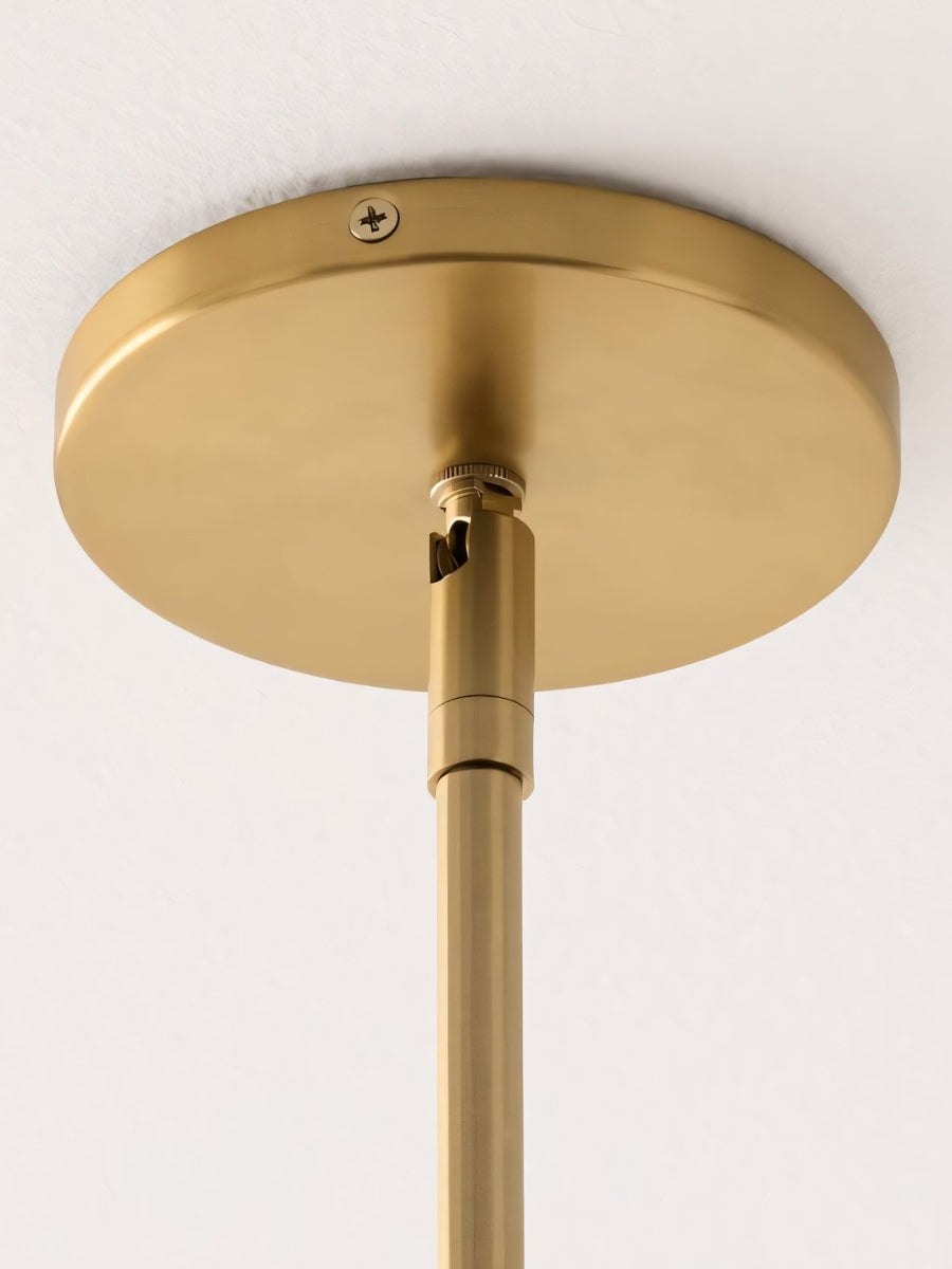 Suspension Nordique Métal Minimaliste Verre Dépoli