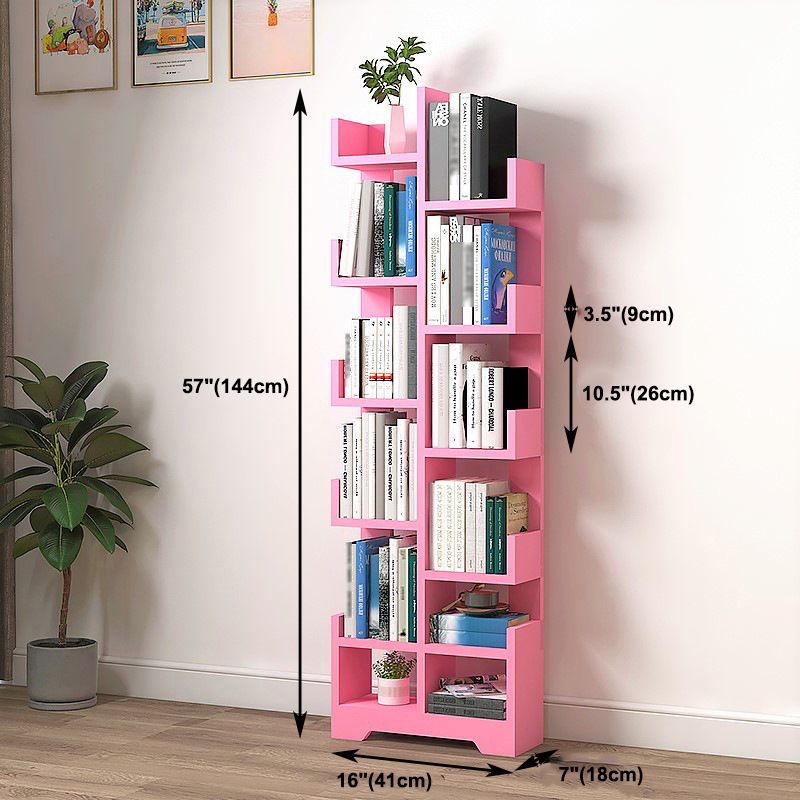 Étagère Géométrique Bois Scandinave Verticale