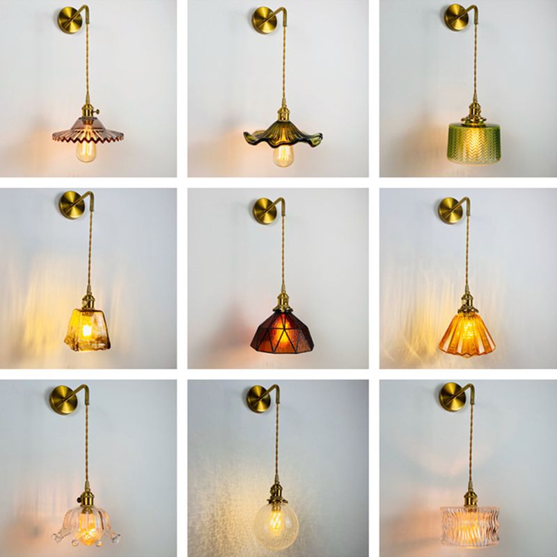 NordicGlow – Applique Murale 1 Lumière en Verre Nervuré Style Nordique Moderne