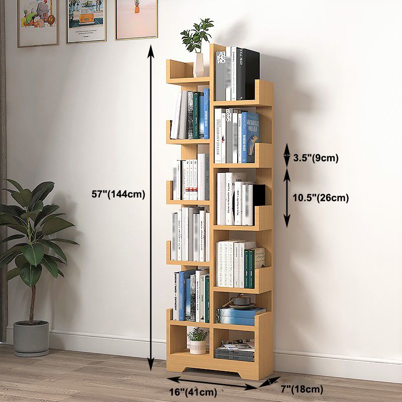Étagère Géométrique Bois Scandinave Verticale