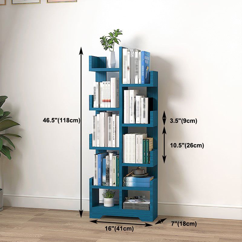 Étagère Géométrique Bois Scandinave Verticale
