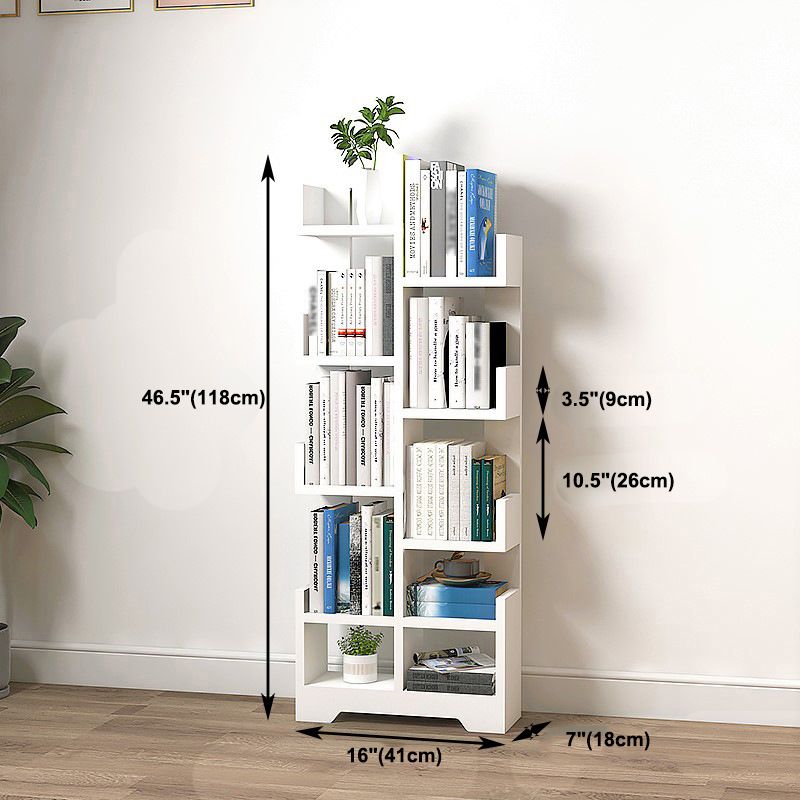 Étagère Géométrique Bois Scandinave Verticale