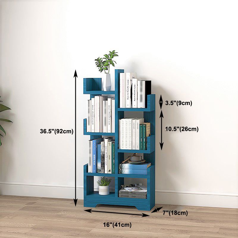 Étagère Géométrique Bois Scandinave Verticale