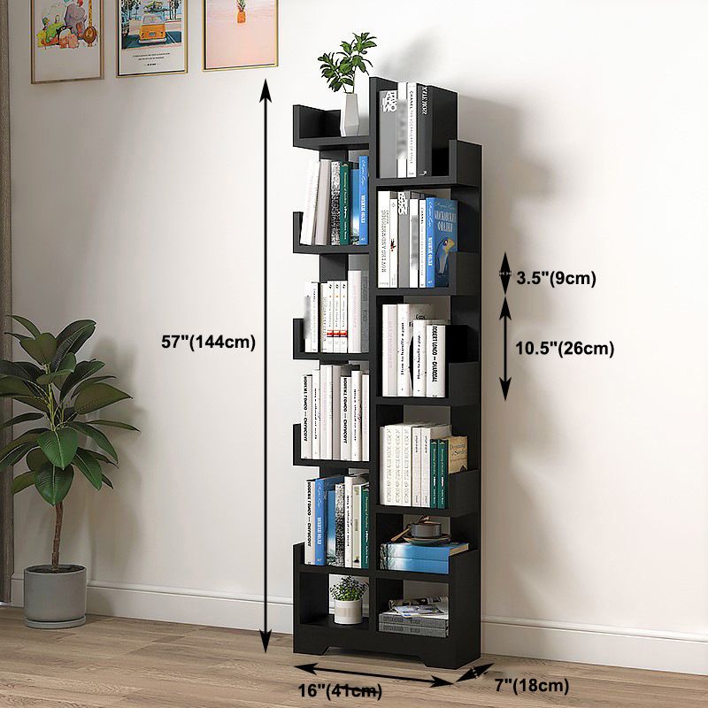 Étagère Géométrique Bois Scandinave Verticale