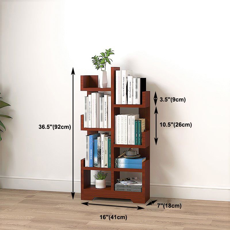 Étagère Géométrique Bois Scandinave Verticale