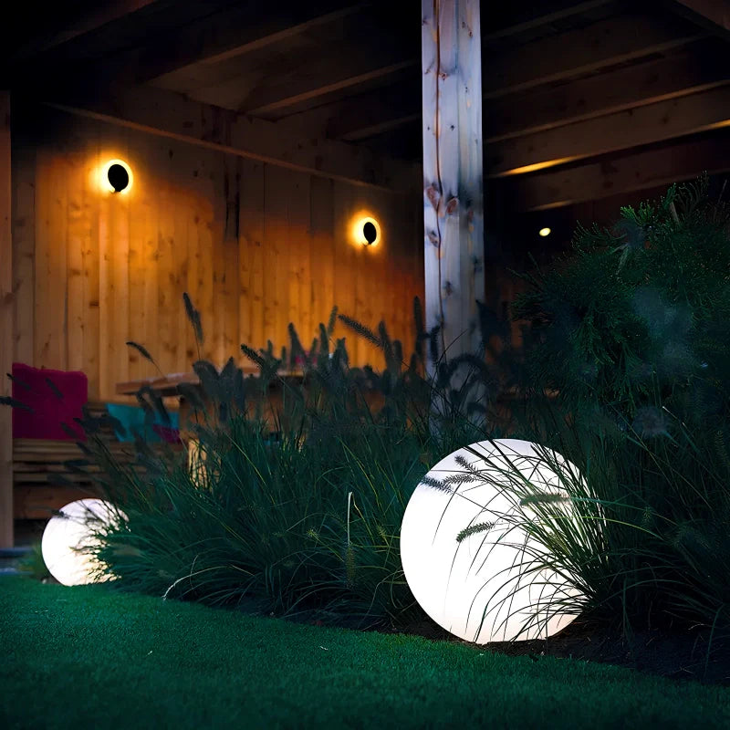 Lampe Solaire Sphérique LED – Extérieur & Intérieur