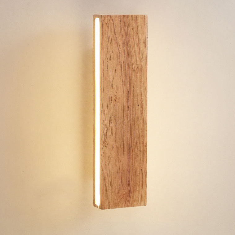 Applique LED Bois Pivotante Design Japonais Moderne