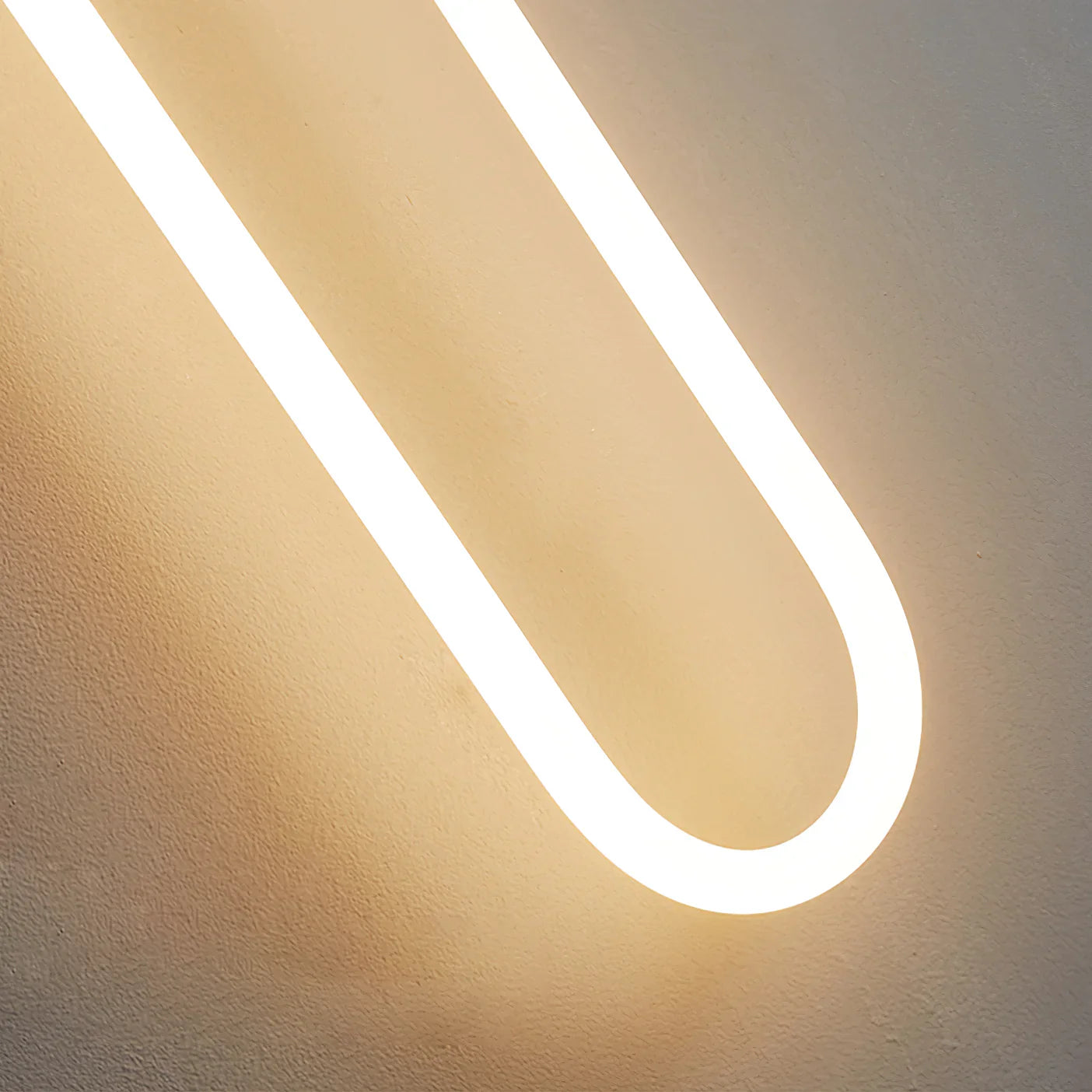 Applique Murale Boucle LED – Laiton ou Noir Moderne