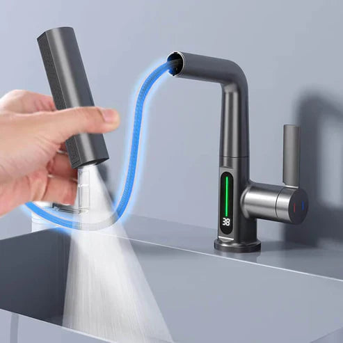 Robinet de Cuisine Flexible avec Indicateur de Température – Polyvalent, Économique et Facile à Installer