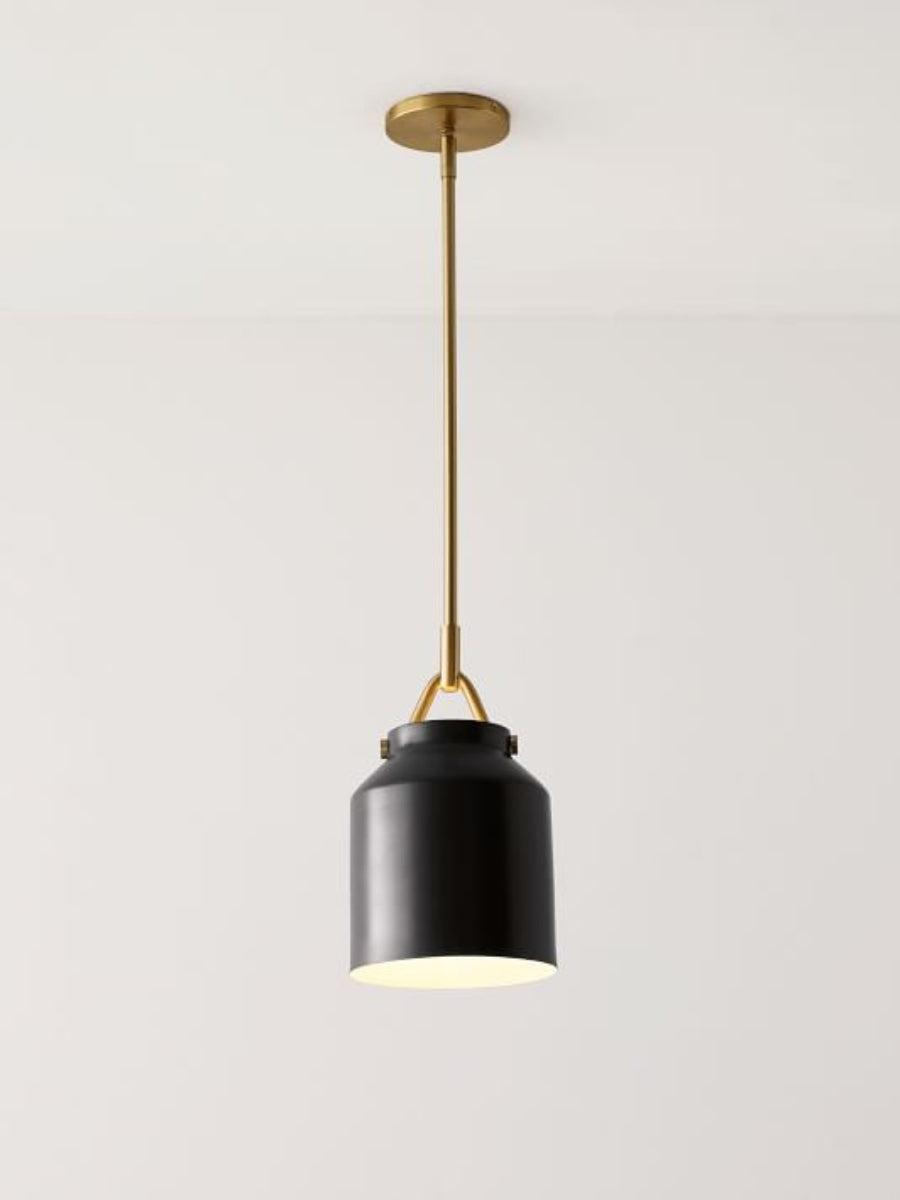 Suspension Nordique Métal Minimaliste Verre Dépoli