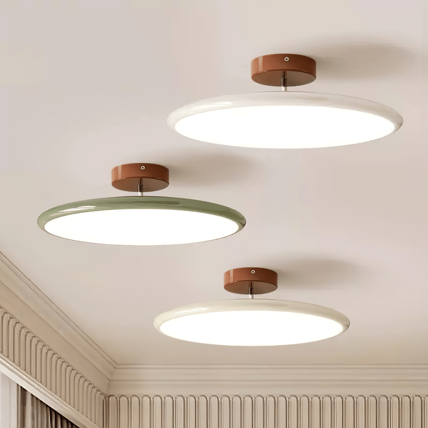 Plafonnier LED Réglable Métal Rond Intérieur