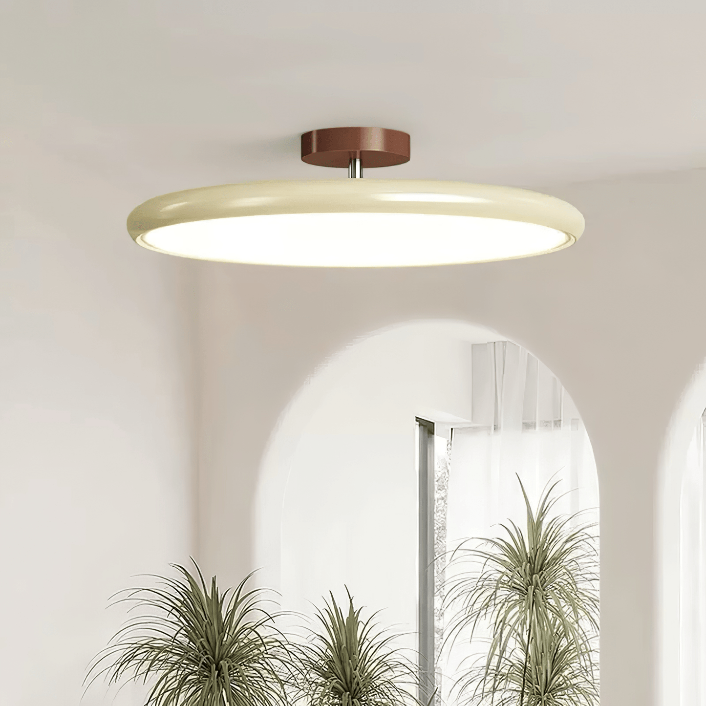 Plafonnier LED Réglable Métal Rond Intérieur