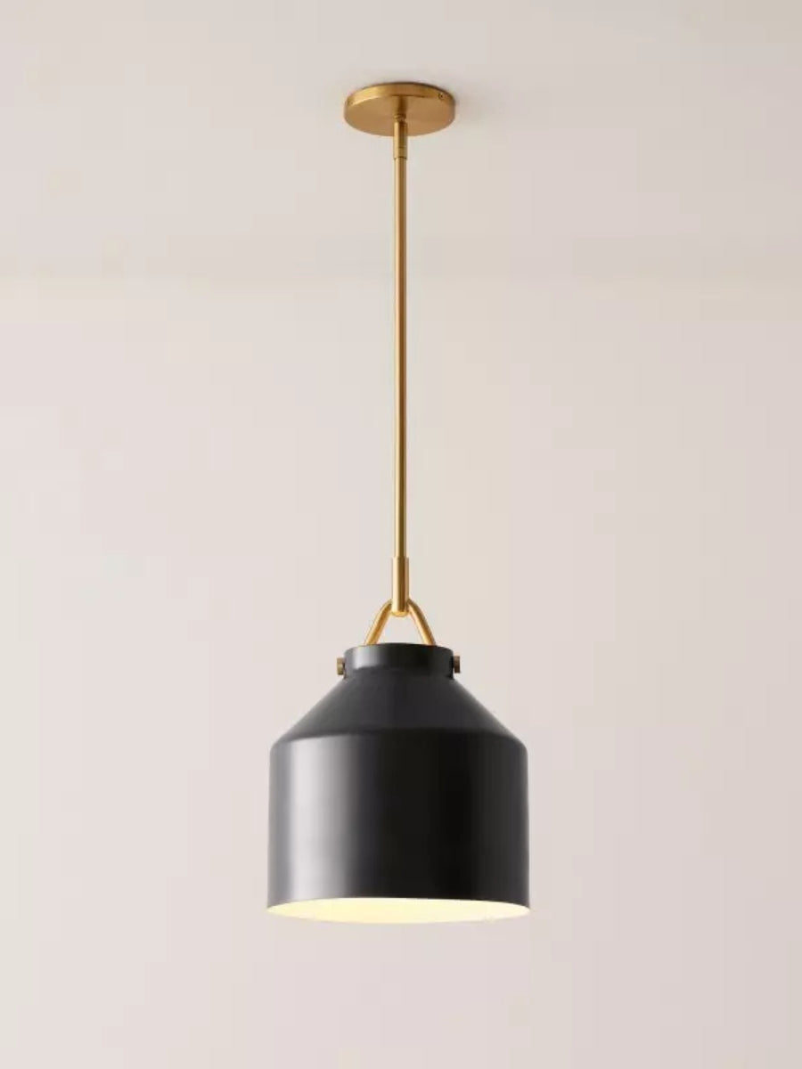 Suspension Nordique Métal Minimaliste Verre Dépoli