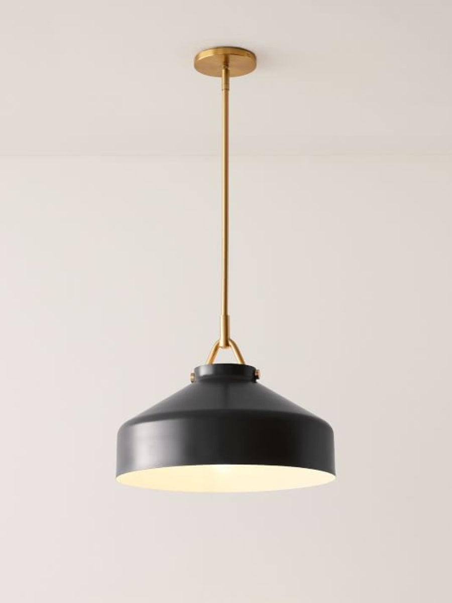 Suspension Nordique Métal Minimaliste Verre Dépoli