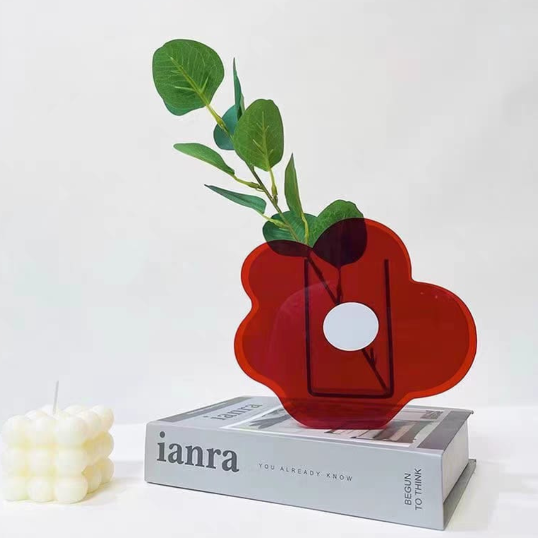 Vase de Table Estival – Élégance Décontractée pour l’Intérieur et l’Extérieur