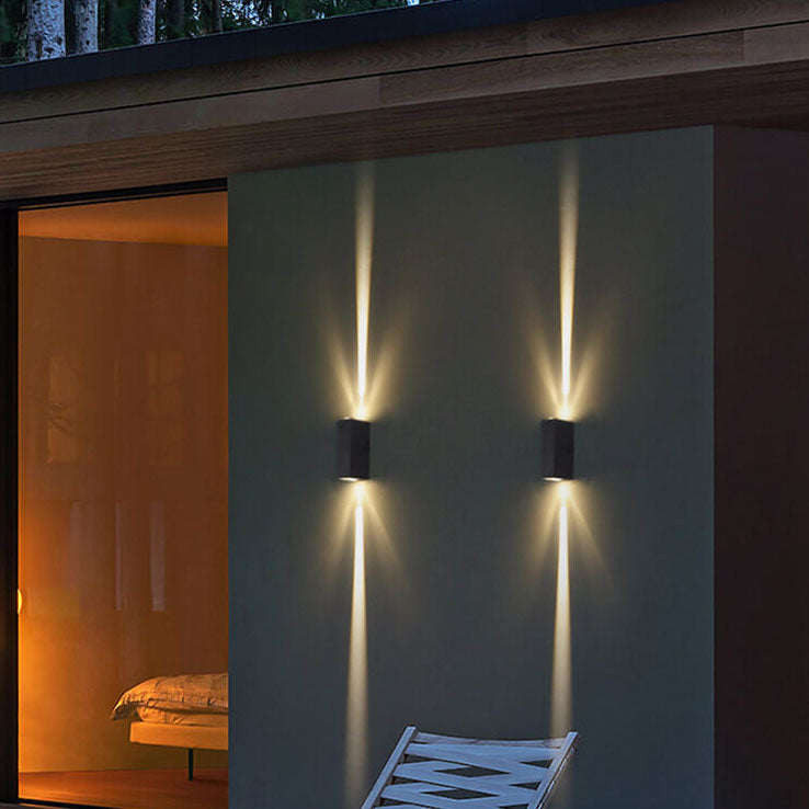 Applique Murale LED Extérieure Rectangulaire Étanche