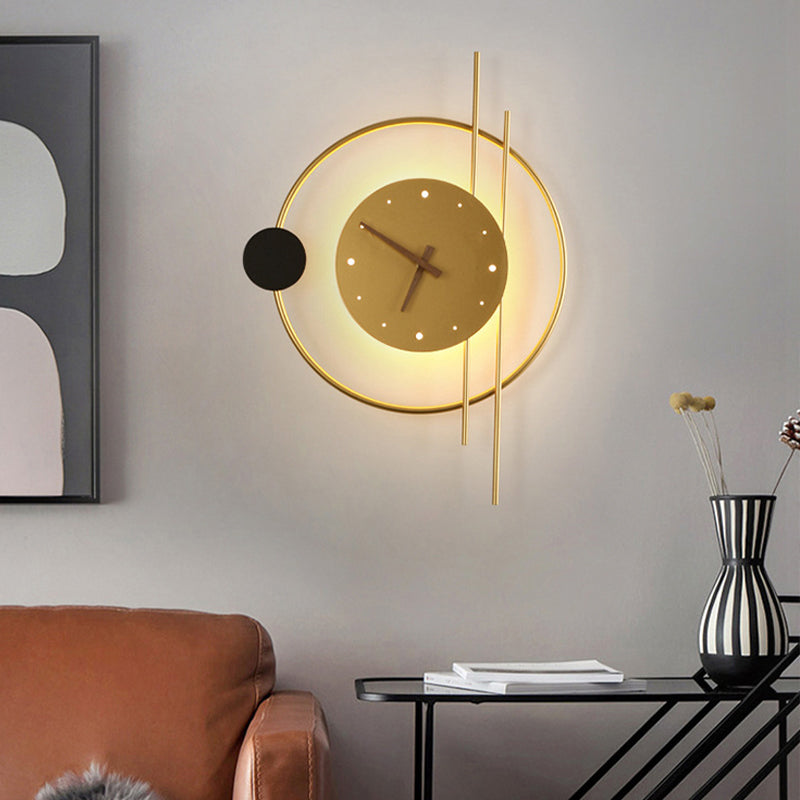 LumiClock – Horloge Murale LED Design pour une Décoration Moderne et Éclairage Ambiant