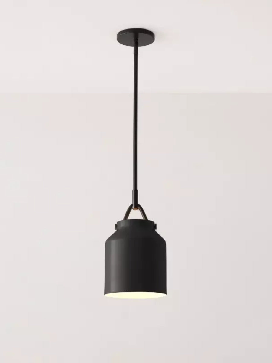 Suspension Nordique Métal Minimaliste Verre Dépoli