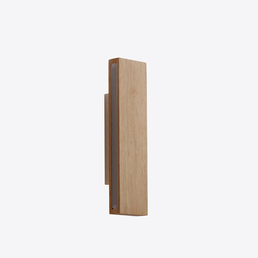 Applique LED Bois Pivotante Design Japonais Moderne