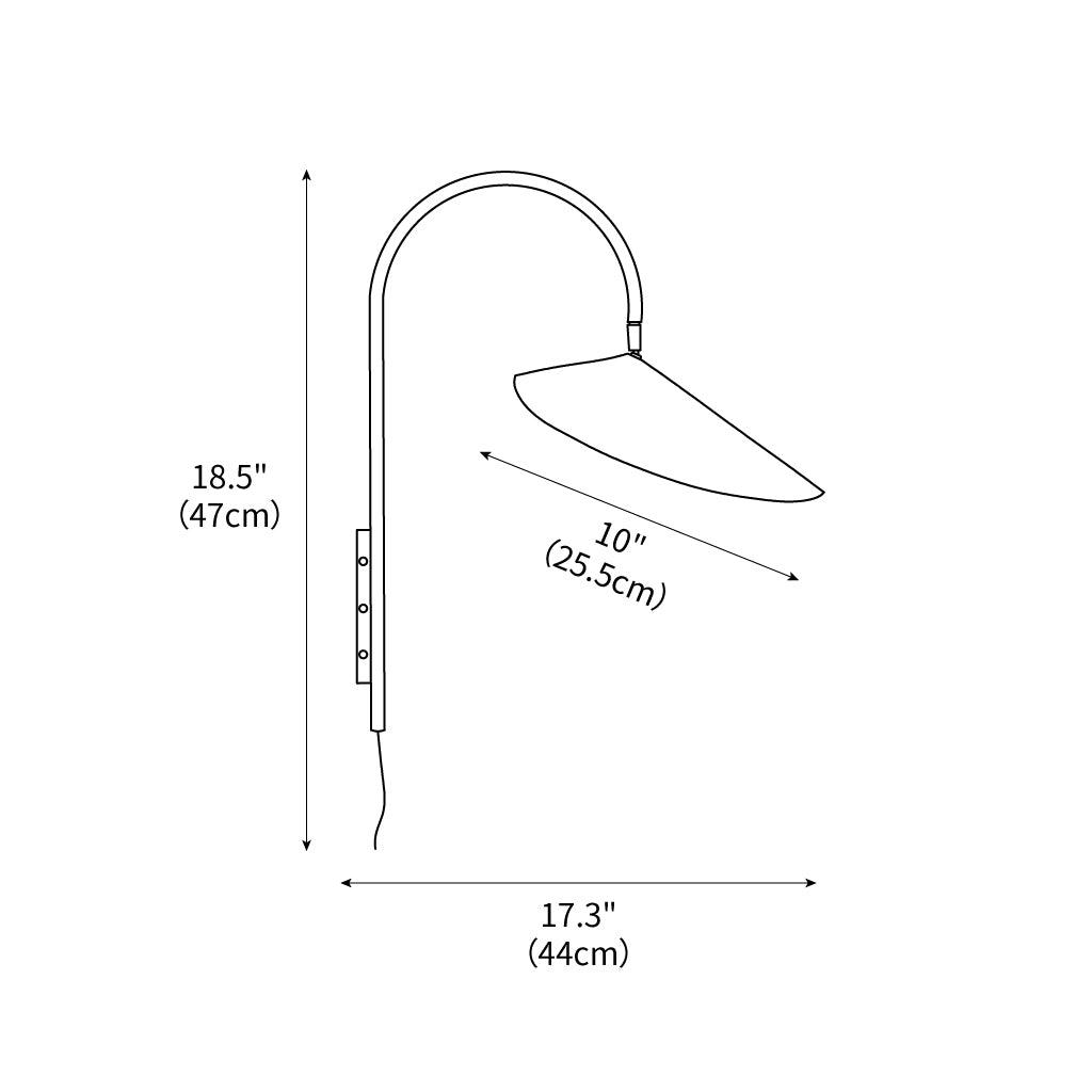Applique Murale Arum – Design Élancé et Moderne pour Éclairage d’Ambiance Élégant