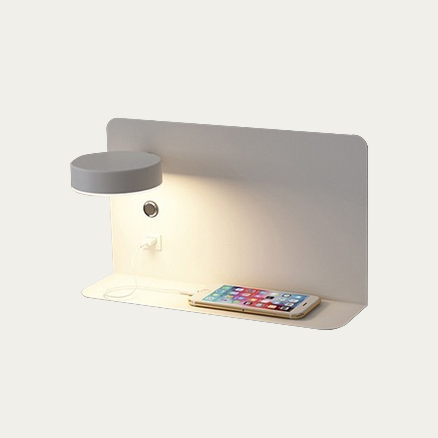 Applique Murale Intérieure LED Kaye – Design Moderne avec Rotation et Charge USB