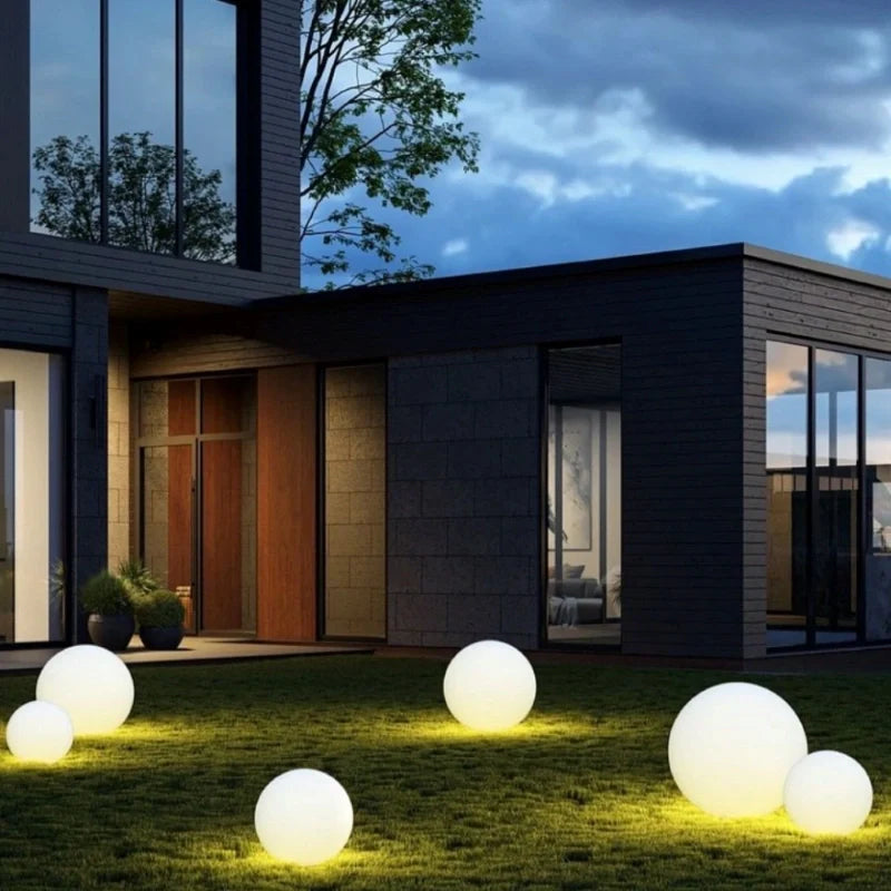 Lampe Solaire Sphérique LED – Extérieur & Intérieur
