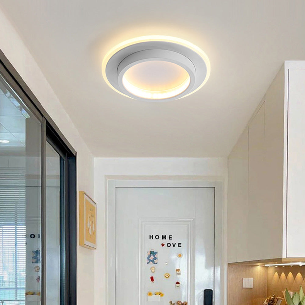 Plafonnier LED Rond Métal & Acrylique – 10W/20W