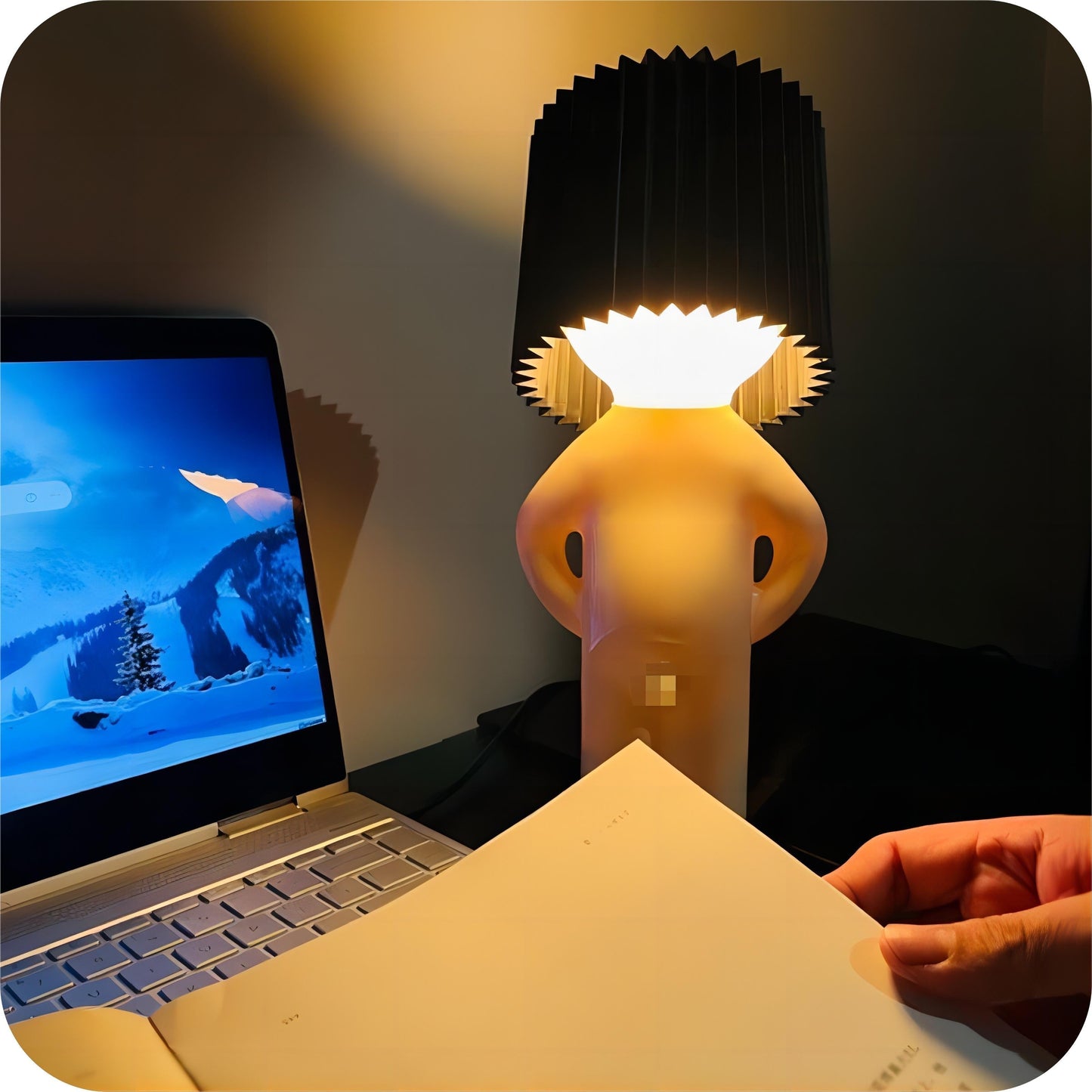 Lampe Sans Fil Amusante | Éclairage Original et Ludique