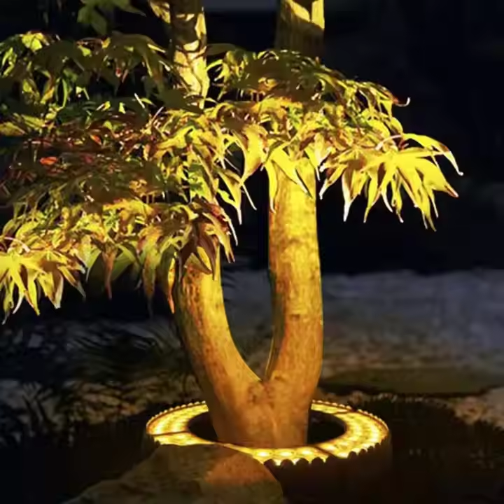 Projecteur Élégant d’Arbre Extérieur LED Étanche