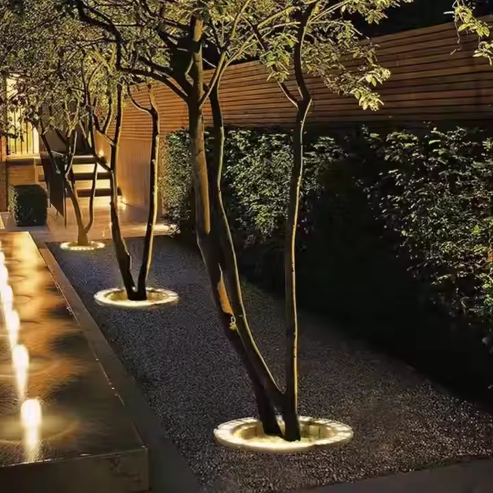 Projecteur Élégant d’Arbre Extérieur LED Étanche