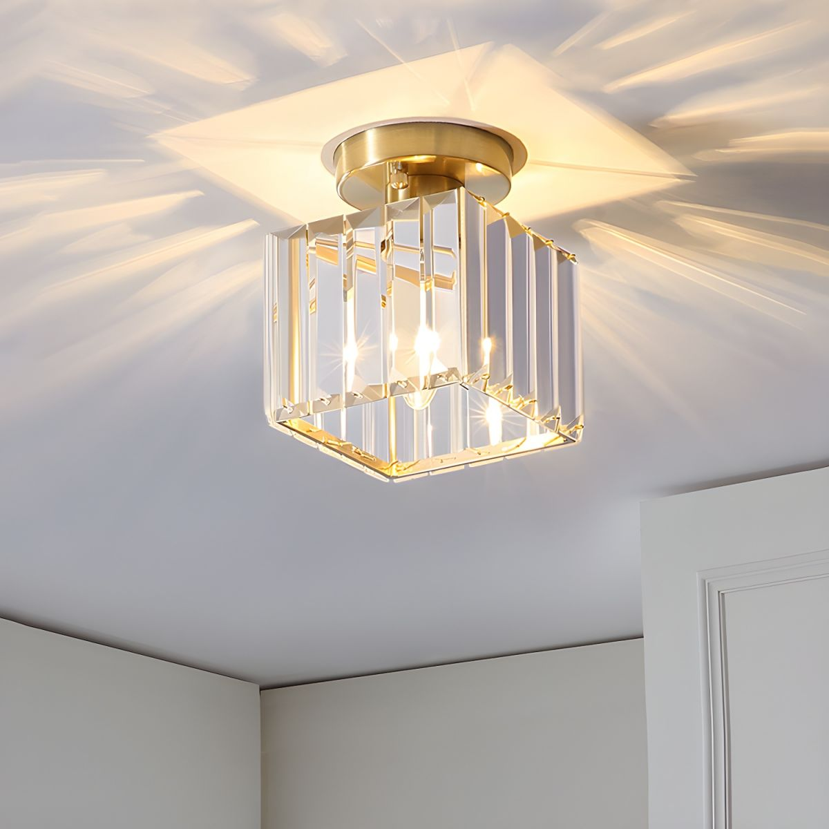 Plafonnier Moderne 1 Lumière | Éclairage Élégant pour Couloir